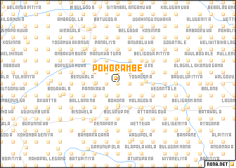map of Pohorambe