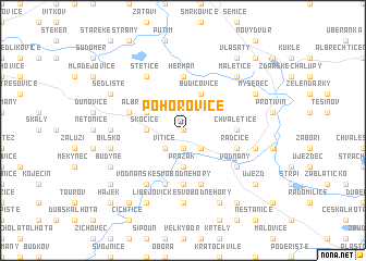 map of Pohorovice