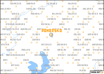 map of Pohorsko