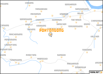 map of Pohyŏn-dong