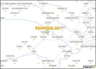 map of Poiana Galdei