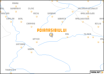 map of Poiana Sibiului