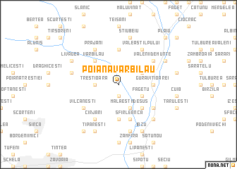 map of Poiana Vărbilău