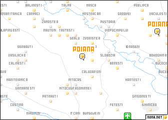 map of Poiana