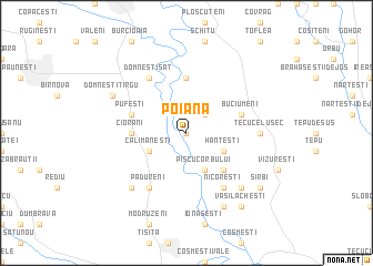 map of Poiana