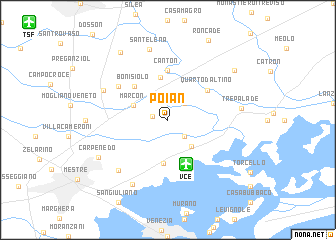 map of Poian