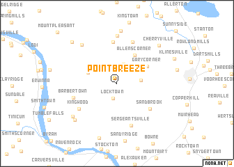 map of Point Breeze