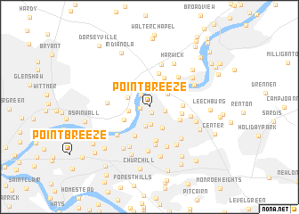map of Point Breeze