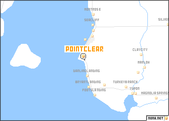 map of Point Clear