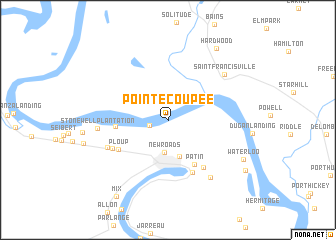 map of Pointe Coupee