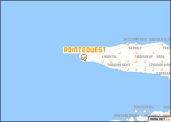 map of Pointe Ouest