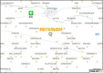 map of Poitendorf