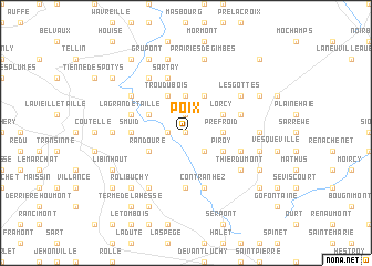 map of Poix