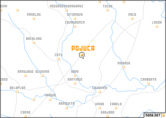 map of Pojuca