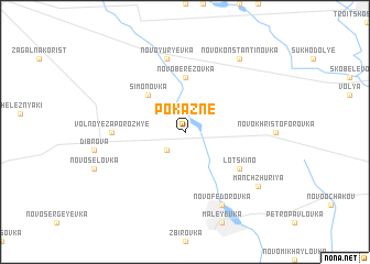 map of Pokazne
