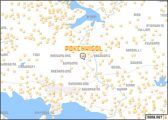 map of Pokchwi-gol