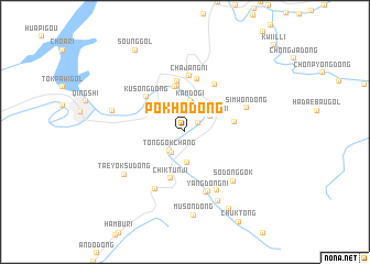 map of Pokho-dong