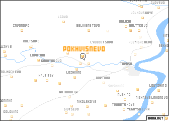 map of Pokhvisnevo