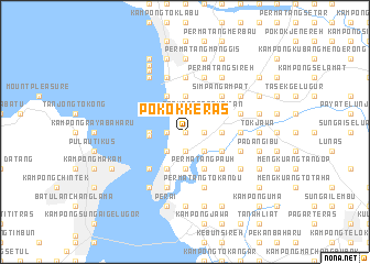 map of Pokok Keras