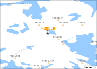 map of Pökölä