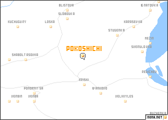 map of Pokoshichi
