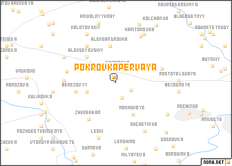 map of Pokrovka Pervaya