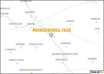 map of Pokrovo-Vasil\