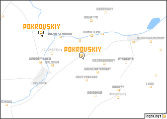 map of Pokrovskiy