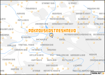 map of Pokrovsko-Streshnevo