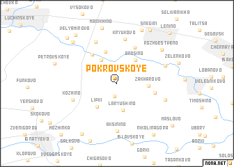 map of Pokrovskoye