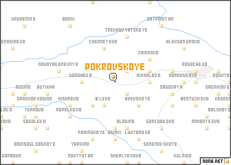 map of Pokrovskoye