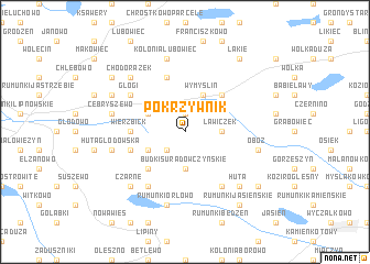 map of Pokrzywnik