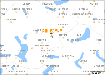 map of Pokrzywy