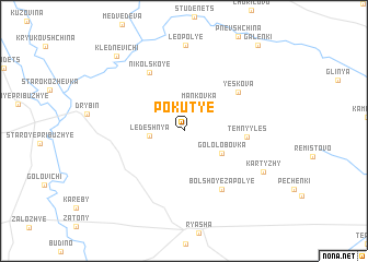 map of Pokutʼye