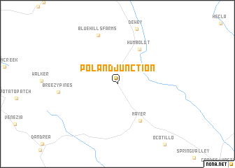 map of Poland Junction