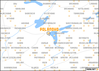 map of Polanowo