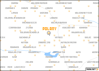 map of Polany