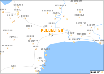 map of Põldeotsa