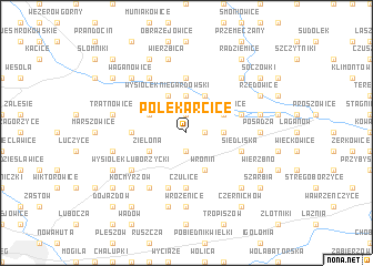 map of Polekarcice