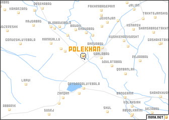 map of Pol-e Khān