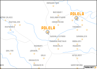 map of Polela