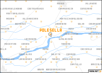 map of Polesella