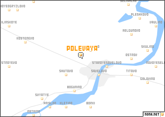 map of Polevaya