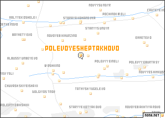 map of Polevoye Sheptakhovo