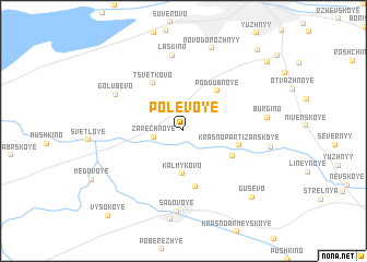 map of Polevoye
