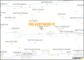 map of Polevoy Sundyr\