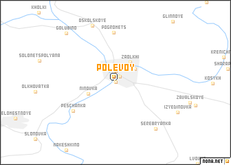 map of Polevoy