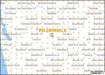 map of Polgahawela
