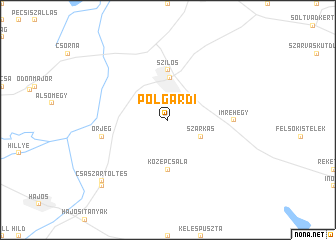 map of Polgárdi