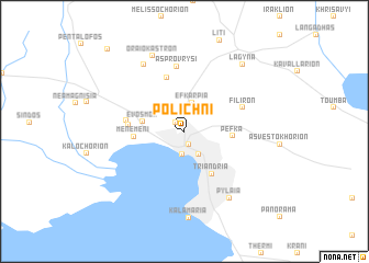 map of Políchni